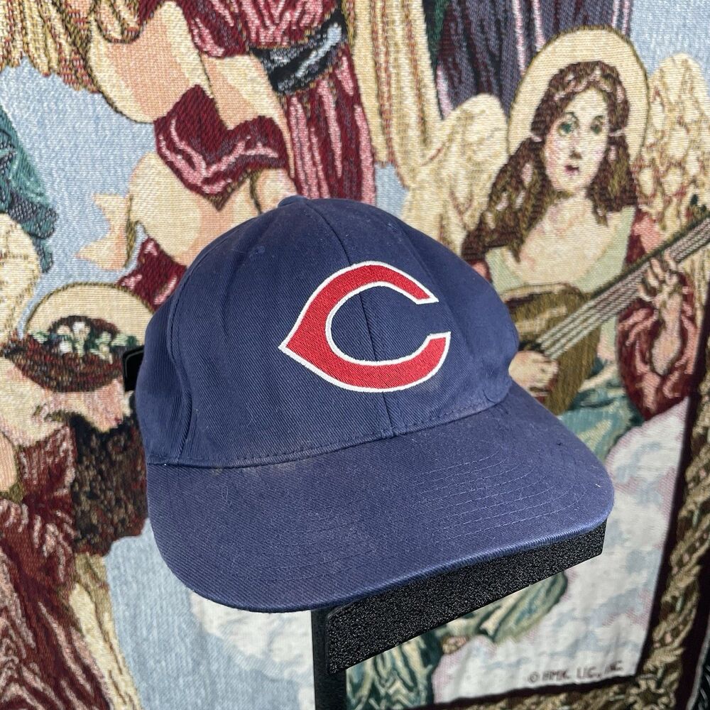 Chicago Bears Hat Cap Retro Vintage Logo Flex Fit L/XL Blue